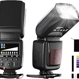 Photoolex M500 Flash Speedlite Compatible for Canon Nikon Sony Panasonic Olympus Fujifilm Pentax Sigma Minolta Leica and Other SLR Digital Film and Digital Cameras with Single-Contact Hot Shoe-image-71