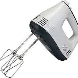 Black+Decker M350 300-Watt Hand Mixer | 5 Speed Turbo function | 2-year Warranty (White/Grey)-17