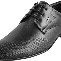 Men's Formal Stitch Detail Textured Stylish Lace Up Shoes-image-79