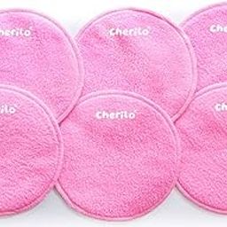 Cherilo Washable Breast Pads for Feeding Mothers, High Absorbent Nursing Pads for Breastfeeding, Skin Friendly Nipple Pads for Women, Maternity Feeding Pads for Mothers with 3 Layer Overnight Protection, Reusable, Pink, 6 Pcs-image-28