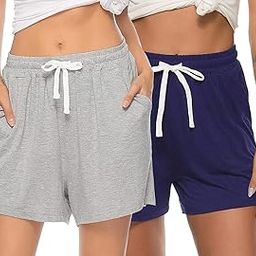 Women's Shorts | Women's Cotton Shorts | (Pack of 2) (in, Alpha, S, Regular, Navy&Grey)-picture-15