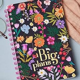 Doodle | The Happiness 2025 Wiro Bound Planner with 100+ Stickers | A5 | Hard Bound | Undated | Yearly, Monthly, Daily Planner Diary with Theme Based Activity Pages, Tear Away Note Cards & Quote Cards I To Do Lists I 216 Ruled Pages I 80 GSM (Plan Big)-0