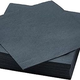 Primrose 3 Ply Tissue Paper Napkin | Paper Napkin | Kitchen Napkin | Table Napkin | Dinning Table Napkin | Paper Napkins For Party (3 Ply, Dark Grey, 40 X 40 cm, Medium Size, 50 Sheets)-image-96