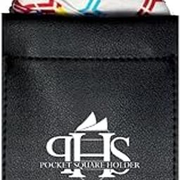 Pocket Square Holder | Ultra Slim, Stylish and Compact Pocket Square Organizer for Men's Suit and Formal Attire | Black-picture-10