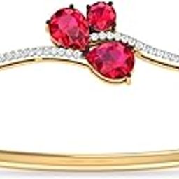 Yellow Gold and Diamond Bracelet for Women-image-68