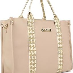 Front Strap Textured Tote Bag-image-10