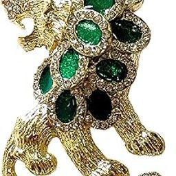 France Men's & Women's Lapel Pin Brooch Tie Pin Boutonniere Stick Brooch for Suits tuxedo jaguar stone studded Silver golden black color Free size-image-86