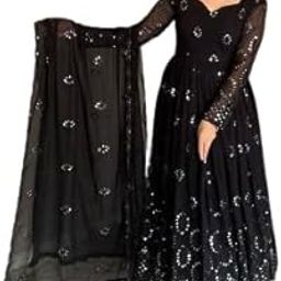 OM Creation Fashion Wedding Special Designer Women Gown, Eid Special Heavy Embrodary Gown with Duppata Set, etc-image-54