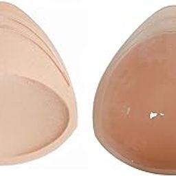 Women’s Adhesive Bra Pads Removable Breathable Push Up Sticky Bra Cups Inserts Breast Enhancer, Beige, Large-image-92