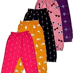 T2F Girl's Regular Fit Track Pants(Pack of 5)-image-15