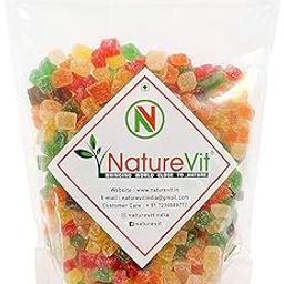 NatureVit Jelly Bites,1 kg [Sweet-Coated in Sugar & Brightly Coloured]-image-13