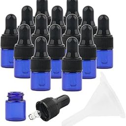 Bnf® 15 Pieces Glass Dropping Bottles Portable Refillable for Perfume Storage 1ml Blue Black |Health & Beauty | Natural & Alternative Remedies | Aromatherapy-image-34