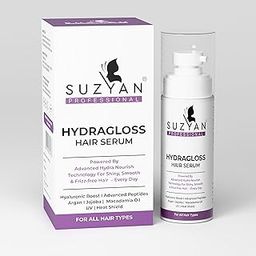 Suzyan Professional Hydragloss Hair Serum | 10X Hydration & Shine | Smooth & Frizz-Free Hair | For Dry, Dull, Damaged Hair | Suitable for All Hair Types | 50ml-18
