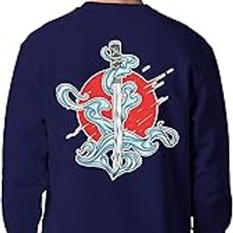 Mens Sweatshirt Sword Rising Storm Printed Cotton Blend Long Sleeve Winter Oversized Sweatshirt for Men-picture-14