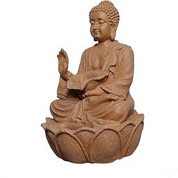 Lotus Buddha Water Fountain for Home, Office, Garden Decor Items for Living Room | Best Gift for Any Occasion. Vastu Kamal Buddha Water Fountain (28 X 28 X 40.5 CM)-image-81