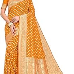 Women's Woven Pure Soft Kanjivaram Silk Saree Banarasi Style With Blouse Piece for Wedding-picture-52