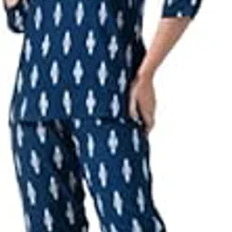 ichaa Women Women's Rayon Printed Night Wear Top and Bottom Night Suit Set-picture-16