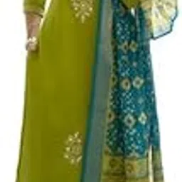 mojilaa Women Vatican Silk Embroidered Straight Kurta With Pant & Printed Dupatta | Vatican Silk Salwar Suit | Embroidered Suit Set | Beads Kurta | Straight Salwar Kameez-picture-11