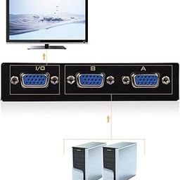 CALANDIS Vga Swicther Box 2 in 1 Out with Manual Switch Button 1920 * 1440 for Computer-picture-12