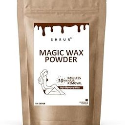 Shrur Hair Removal Powder for Full Body - 5 Min Instant Herbal Wax Powder, No Chemicals, No Irritation, Unisex Organic Wax Powder - 100g-image-16
