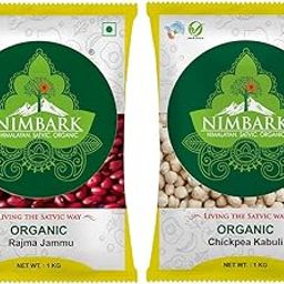 NIMBARK Rajma Jammu (Himalayan Kidney Beans) | Soft, Nutritious & Flavorful | 1kg + Chickpea Kabuli | High-Protein Superfood | 1kg | Unpolished | Naturally Rich Source Of Protein-5