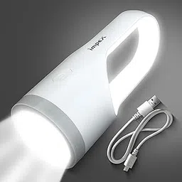 Impex 2 in 1 Rechargeable Flashlight and Emergency Light with Brightness Control Feature | Lamp, Torch Light & Torch Blinking Modes | 6 Months Warranty | Lumin A0-picture-14