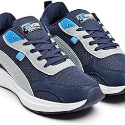Rockstar Regular Wear Walking Outdoor Tracking Sports Running Shoes for Men Blue-image-56