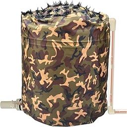 Terrace Water Tank Insulation Cover 1000 Litre Water Tank Cover Roof Top Thermal Water Tank Protection from Street Cat & Monkeys (Army,Full Water Tank Cover)-image-63