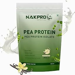 NAKPRO 100% Pea Protein Isolate, Vanilla - 500g | 26g Protein, 4.9g BCAA | Natural Vegan Plant Protein Powder | Easy To Digest | All Essential Amino Acids for Muscle Gain and Recovery-image-36