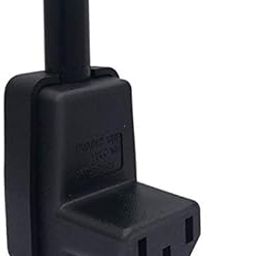 The Style Sutra 2x Detachable AC Electrical Power Socket Right Angled Plug IEC320 C13 Female|Computers/Tablets & Networking | Computer Cables & Connectors | Power Cables & Connectors-3