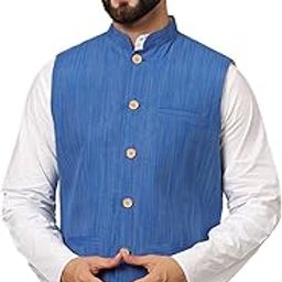 Men's Nehru Jacket/Waistcoat Sophisticated Ethnic Wear-image-18
