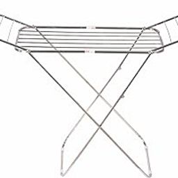 TIDY FREAK Stainless Steel Foldable Cloth Dryer Stand | Double Rack Heavy Duty Drying Stand for Clothes | Cross Design for Balcony & Indoor Use-image-72