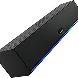 eller santé® 24w Wireless Bluetooth Soundbar Speaker with 2000mAh Battery Immersive Sound RGB LED Lights, TWS Connectivity, Aux, USB Playback, TF Card for Phone/TV/Laptop/Tablets- Black-16