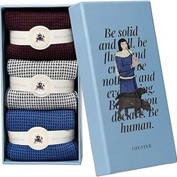 Men’s Socks Collection | Box of 3 | Soft Cotton | Stylish & Comfortable | Formal & Casual Wear | Men's Gift Set-image-49