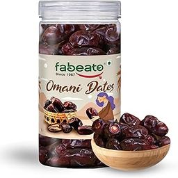 Fabeato Premium Omani Dates 400g – Natural, Sweet, Rich in Fiber &Iron, Dry Dates, Perfect for Snacking, Plant based, No added sugar, No Preservative-image-93