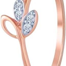 p.c. chandra jewellers 14k (585) Rose Gold and Diamond Ring for Women-picture-26