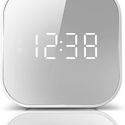 PHILIPS Alarm Clock Radio with USB Charging Port, FM Radio Alarm Clock with Battery Backup, Clock Radios for Bedroom, USB Port, Dual Alarm Function, Sleep Timer, Easy Snooze and Mirror-Finish Display-20