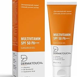 DERMATOUCH Multivitamin Spf 50 Pa+++ Sunscreen Gel For All Skin Types | Uva-Uvb Protection |Zero White Cast | Unisex | 50G-17