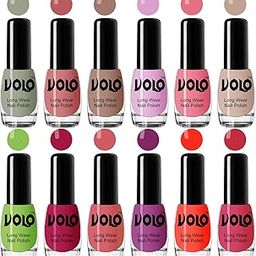 Volo Boss of Gloss Nail Polishes Set of 12 Pcs Infinite Collection(Nude, Pink, Nude, Purple, Pink, Nude, Green, Magenta, Peach, Plum, Coral, Pink) 60 ML-11