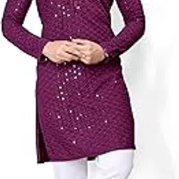 trustous Men's Premium Lakhnavi Embroidered Kurta-picture-10