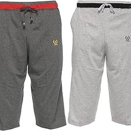 Regular Fit Men Capris(Pack of 2-MACK632895)-26