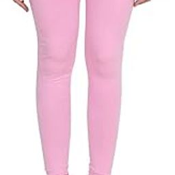 Women Wear Solid Full-Length Churidar Leggings for Regular,Casual and Formal Wear Light Pink-picture-17
