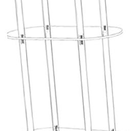 Acrylic Table 3 Tier Versatile Easy Assembly for Living Room Bedroom Balcony Oval-image-65