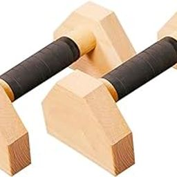 WODORY Push Up Bars Stands, 1 Pair Wooden Parallettes Gravity Fitness, Mini Handle Pumps, Push Ups for Fitness, Gymnastics, Aerobics-picture-16