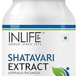 INLIFE Shatavari Capsule for Women 500mg | Saponins > 20% | Herbal Supplement - 60 Vegetarian Capsules (Pack of 1)-11