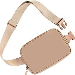 Everywhere Khaki Belt Bag - Fanny Pack Crossbody, 8" x 5" x 5.5"-image-3