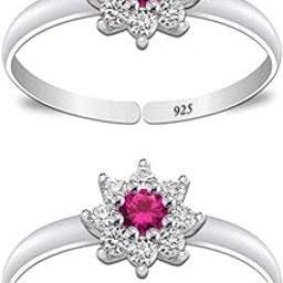 Sterling Silver Toe Rings for Women | 925 Pure Chandi Bichiya Traditional Design Indian Toe Rings for Women Stylish (SJTR61)-image-29