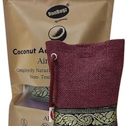 Runbugz Activated Carbon Air Purifier Bag to Remove Odor and Moisture from Car, Bathroom and Kitchen - 200 Grams (Maroon)-image-86