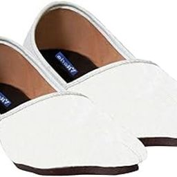 Mojaris for Men | Shoes for Men with PU Sole | Comfortable & Lightweight |Durable & Trendy Design, VTR_6001JalsaWht_P-image-87