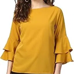 harpa Women's Solid Regular Fit Top-picture-1